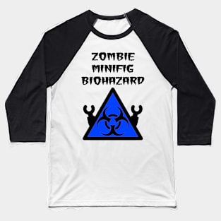 ZOMBIE MINIFIG BIOHAZARD Baseball T-Shirt